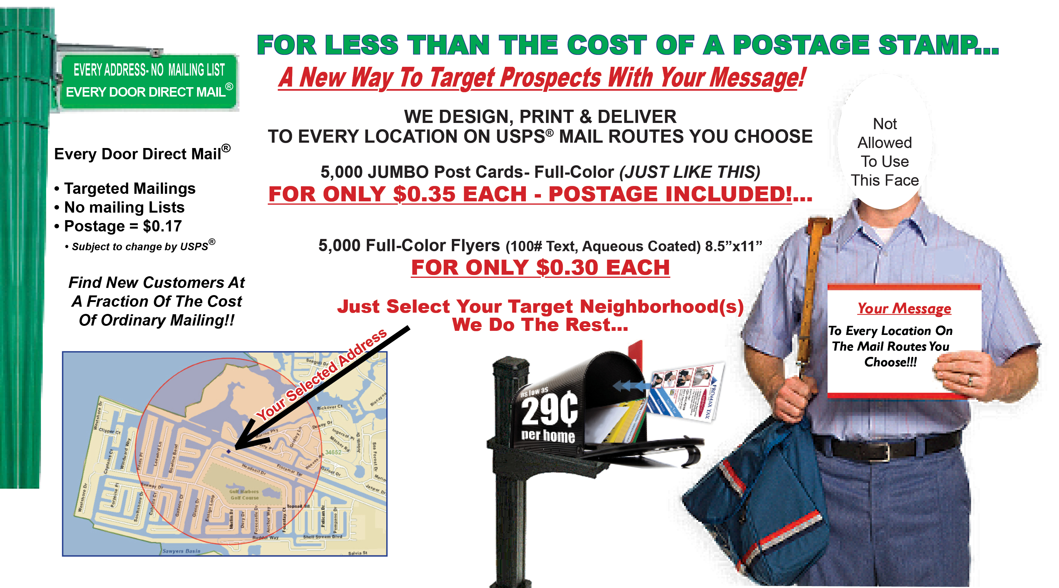 Every Door Direct Mail® Usps Eddm Independent Printing 