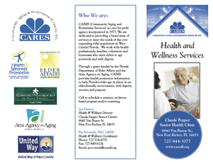 Home Care For Seniors Brochures