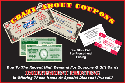 Discount Coupons & Gift Cards