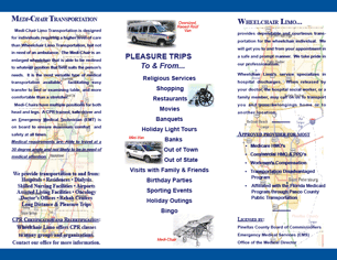 Handicapped Transportation Brochures